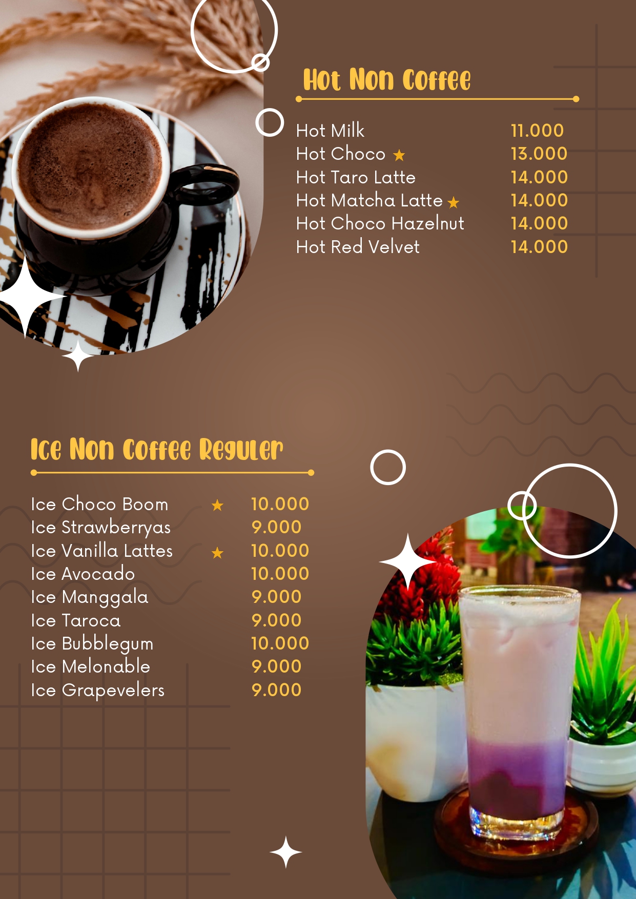 Menu 4 Cafe Pinisi Sidoarjo