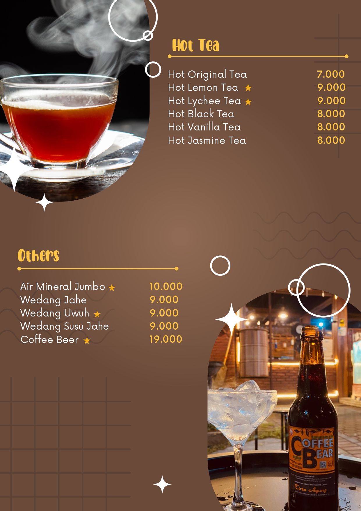 Menu 6 Cafe Pinisi Sidoarjo