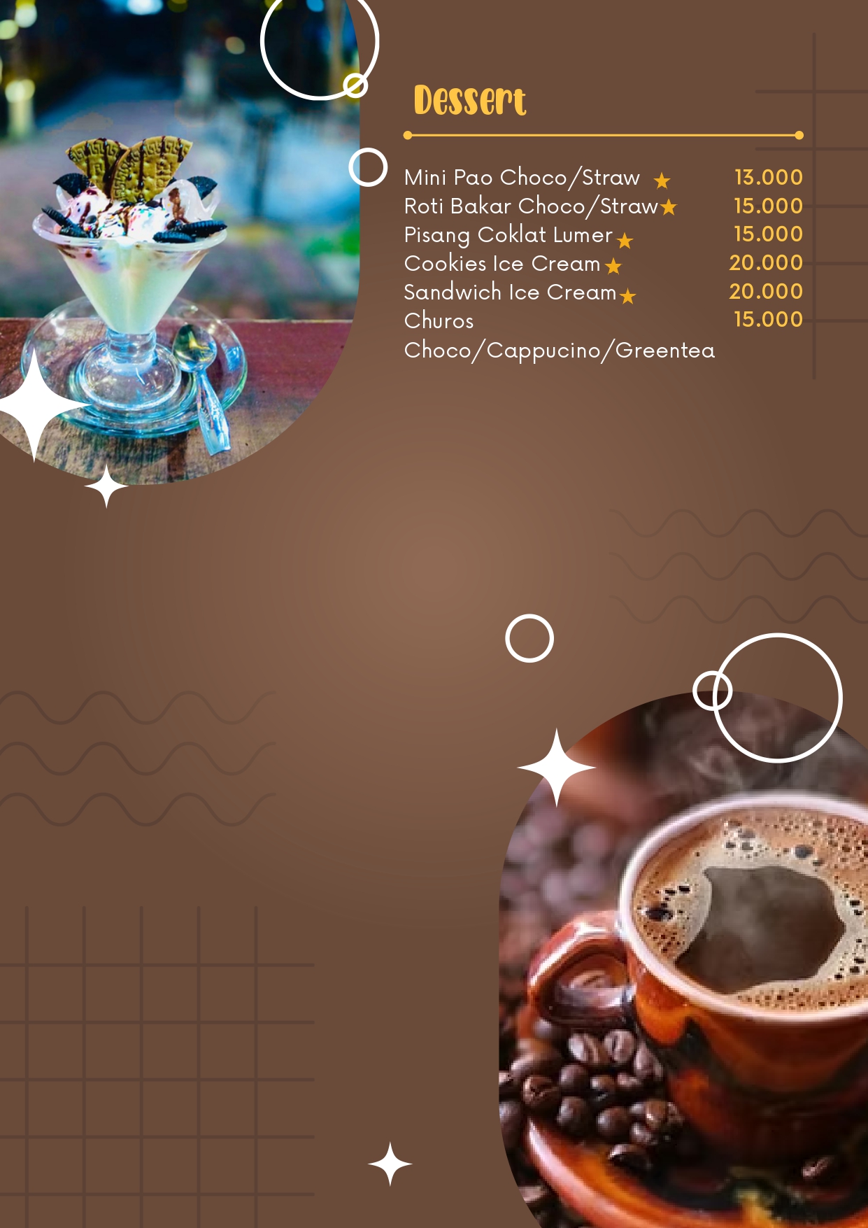 Menu 10 Cafe Pinisi Sidoarjo