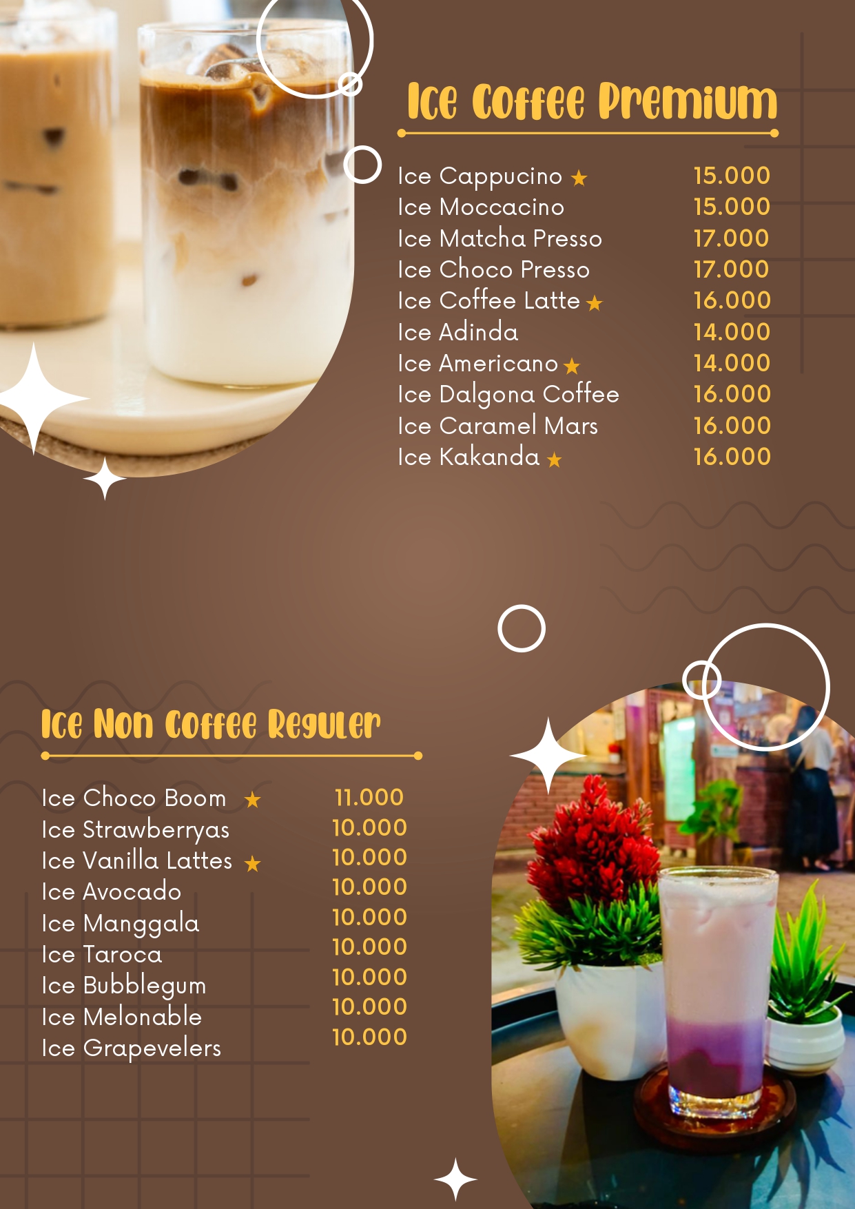 Menu 2 Cafe Pinisi Sidoarjo