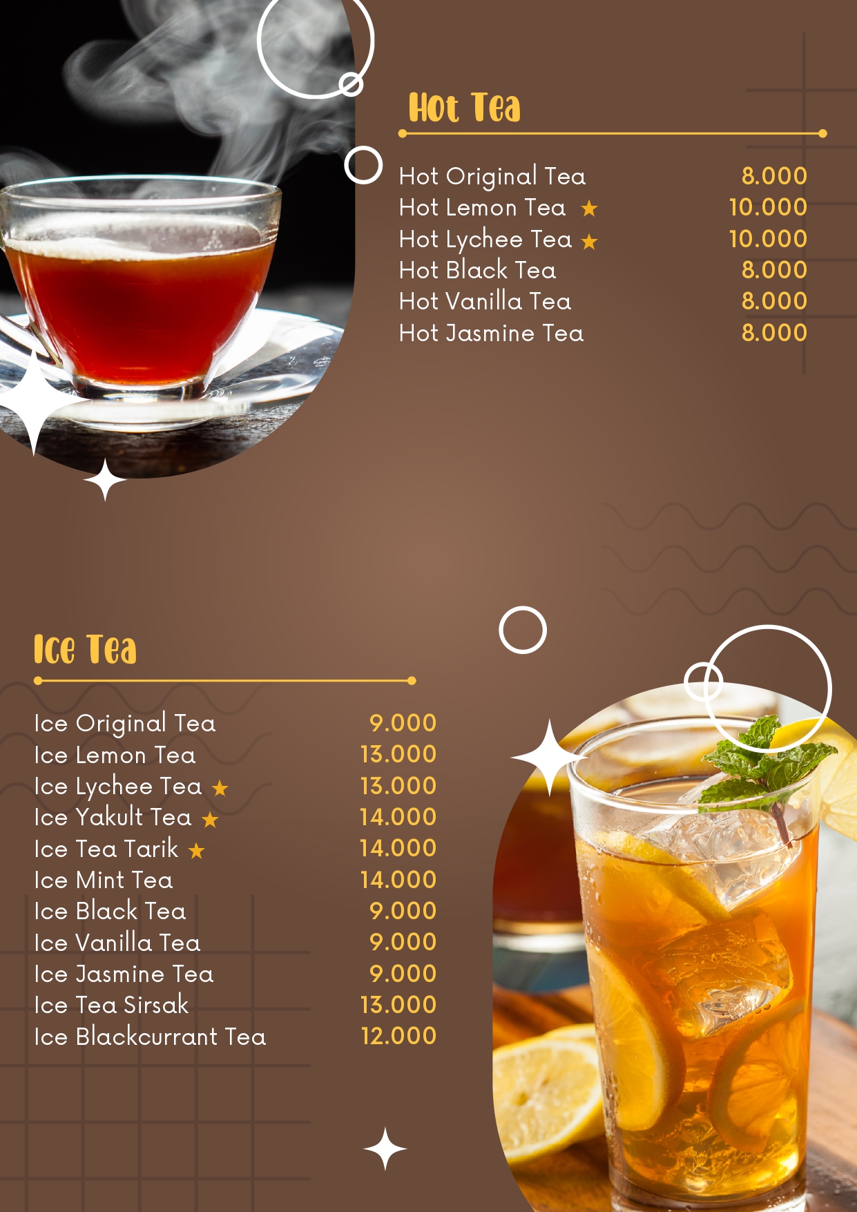 Menu 6 Cafe Pinisi Sidoarjo